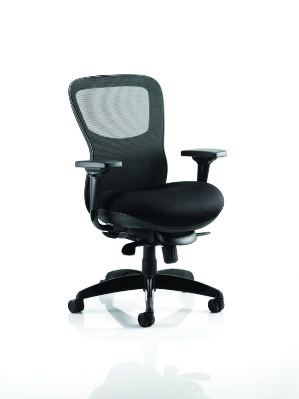 Stealth Shadow High Mesh Back Ergonomic Posture Chair with Arms - Image 3