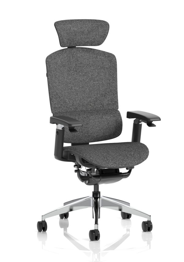 Ergo Click Plus High Back Ergonomic Posture Office Chair with Arms and Headrest - Image 3