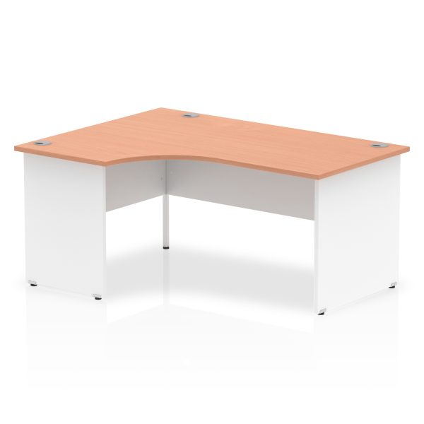 Pulse 1600mm Left Crescent Desk Panel End Leg - Image 2