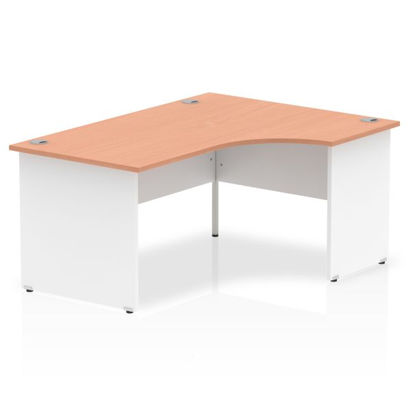 Pulse 1600mm Right Crescent Desk Panel End Leg - Image 2