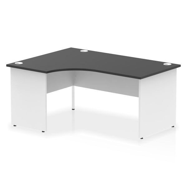 Pulse 1600mm Left Crescent Desk Panel End Leg - Image 13