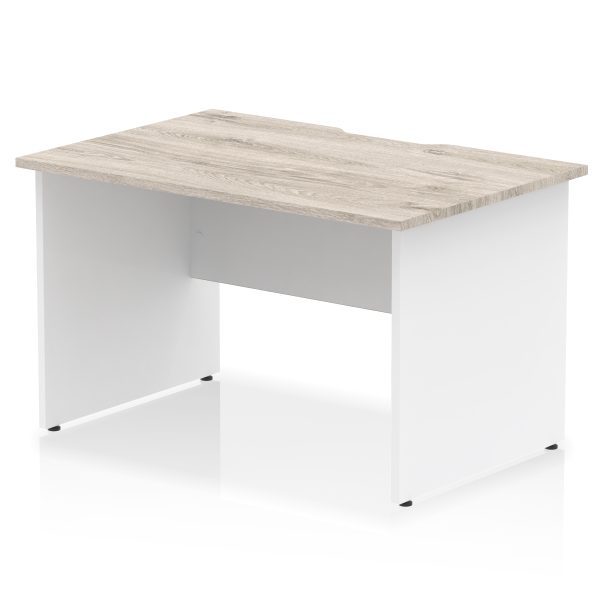 Pulse Scalloped Edge 1200mm Straight Desk Panel End Leg - Image 9