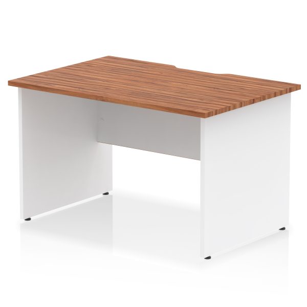 Pulse Scalloped Edge 1200mm Straight Desk Panel End Leg - Image 12