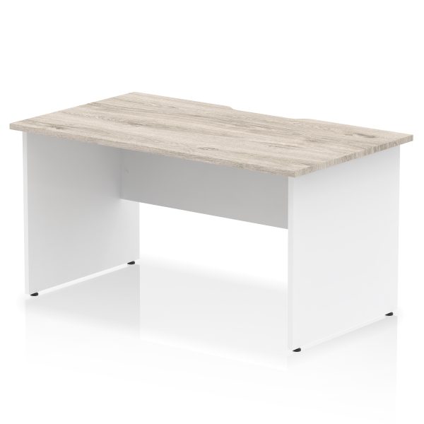 Pulse Scalloped Edge 1400mm Straight Desk Panel End Leg - Image 9