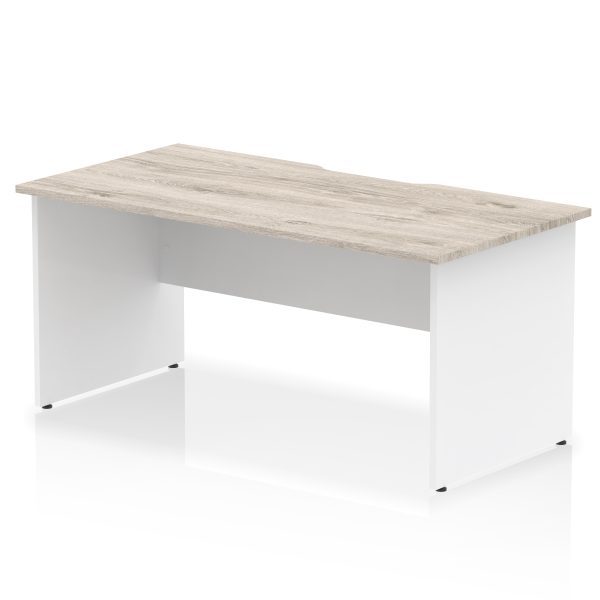 Pulse Scalloped Edge 1600mm Straight Desk Panel End Leg - Image 9