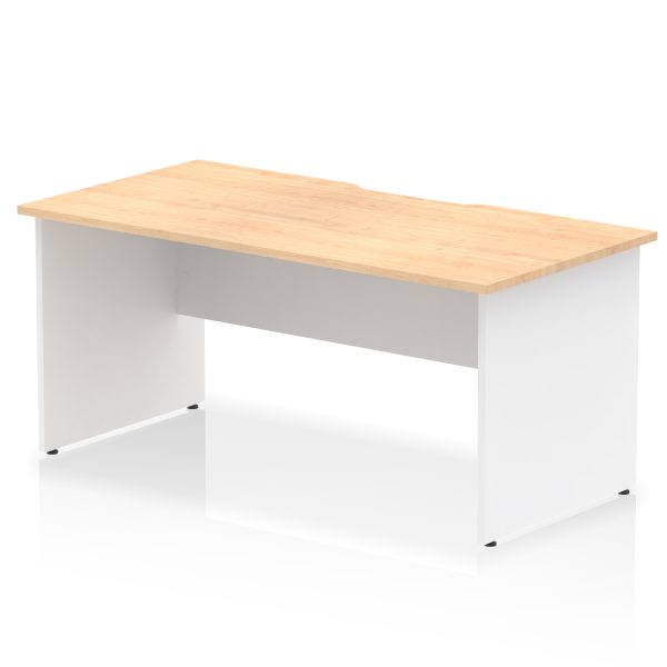Pulse Scalloped Edge 1600mm Straight Desk Panel End Leg - Image 10
