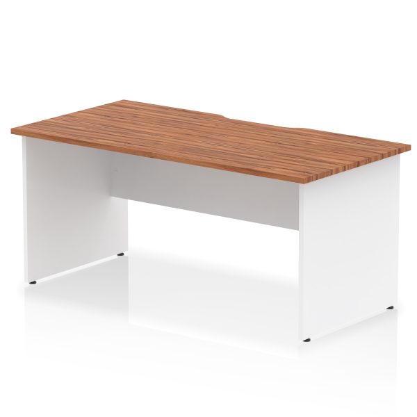 Pulse Scalloped Edge 1600mm Straight Desk Panel End Leg - Image 12