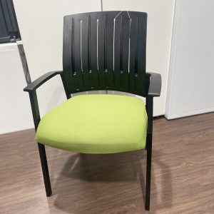 Fast Track - Reggie Stacking Chair - Vinyl Seat Pad.