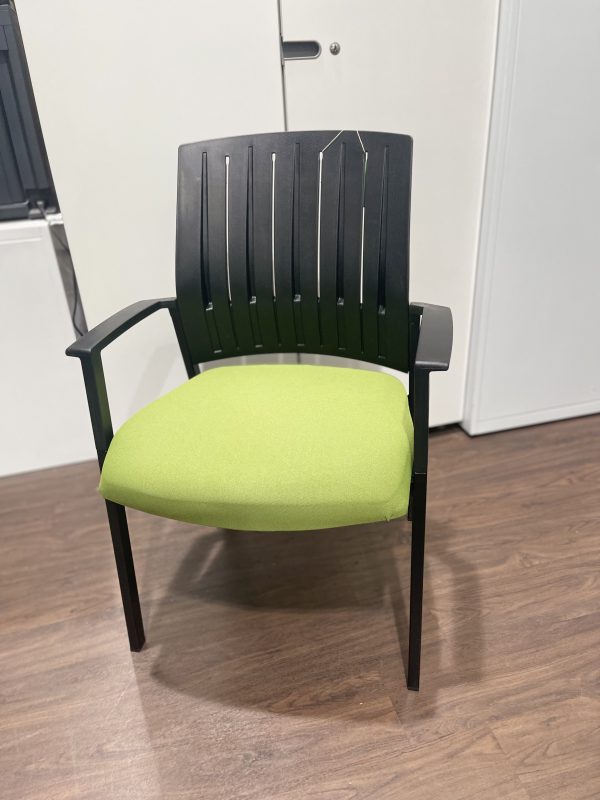 Fast Track - Reggie Stacking Chair - Vinyl Seat Pad.
