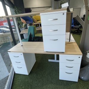 New Single or Double Pedestal Desk